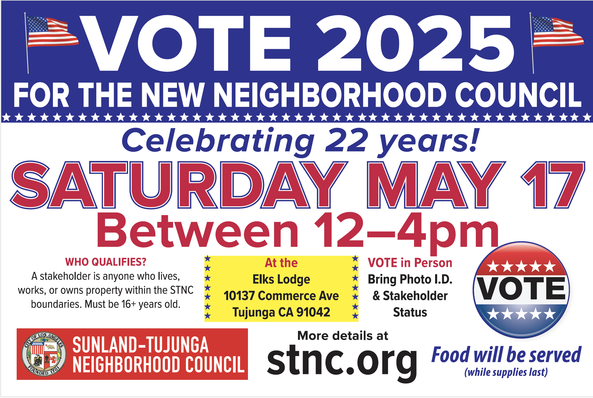 VOTE  --- STNC Board Selection  -- VOTE May 17