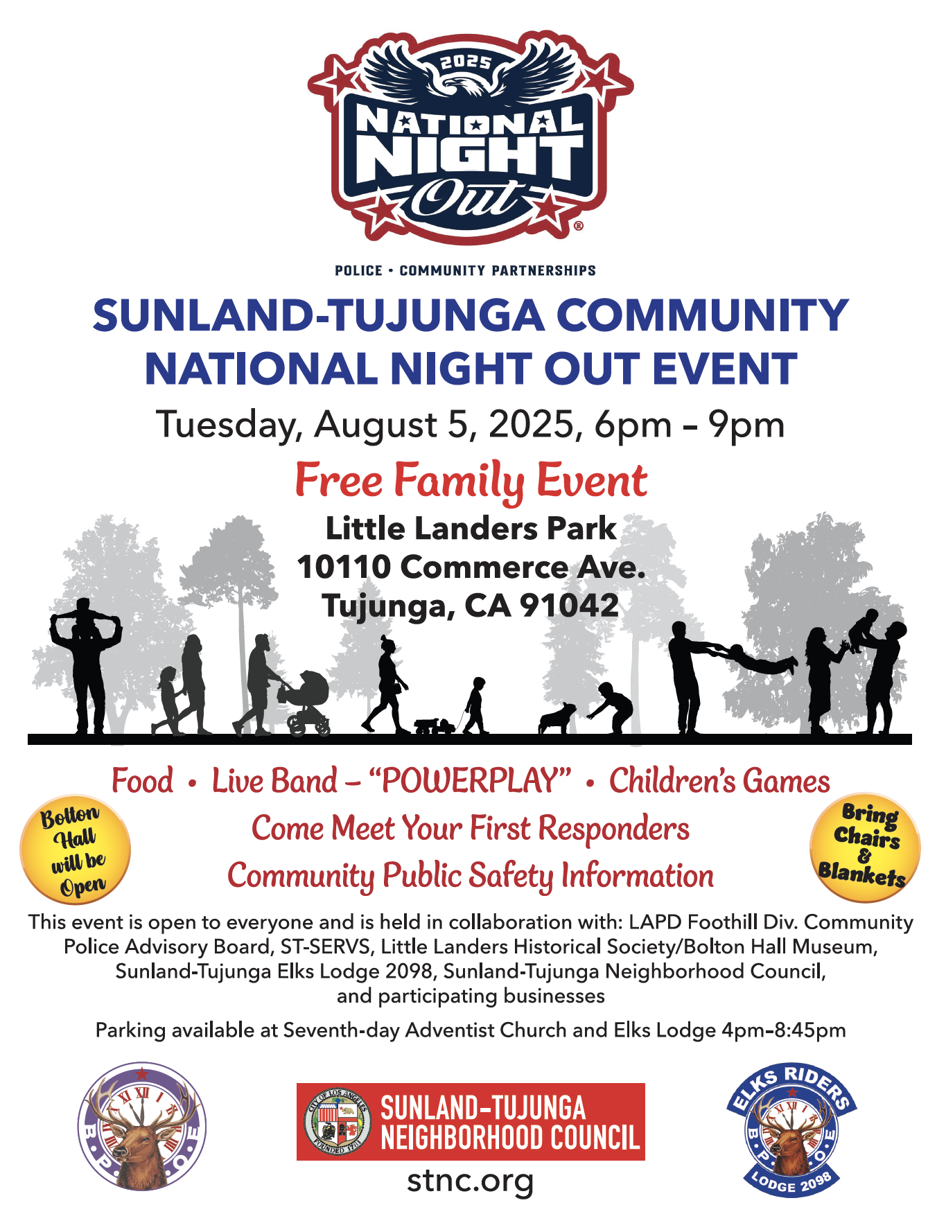 NATIONAL NIGHT OUT @ Little Landers Park