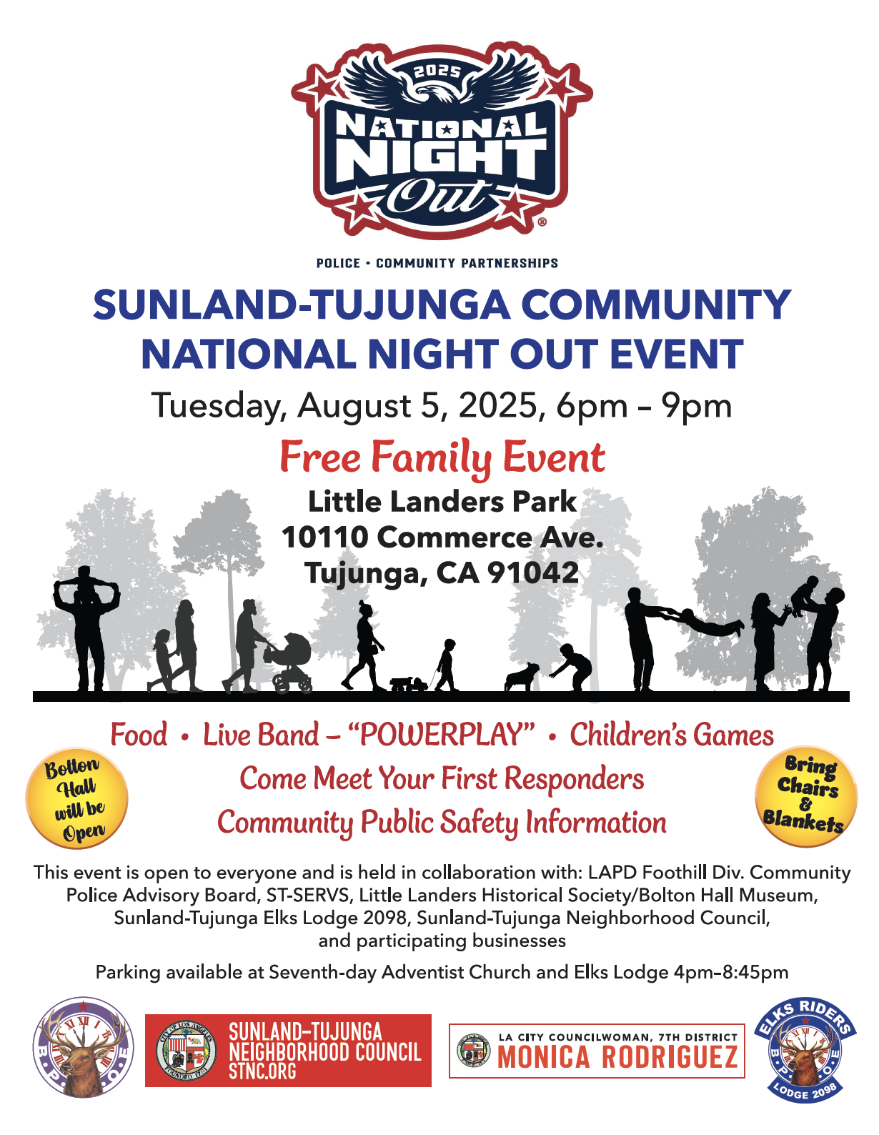 NATIONAL NIGHT OUT @ Little Landers Park