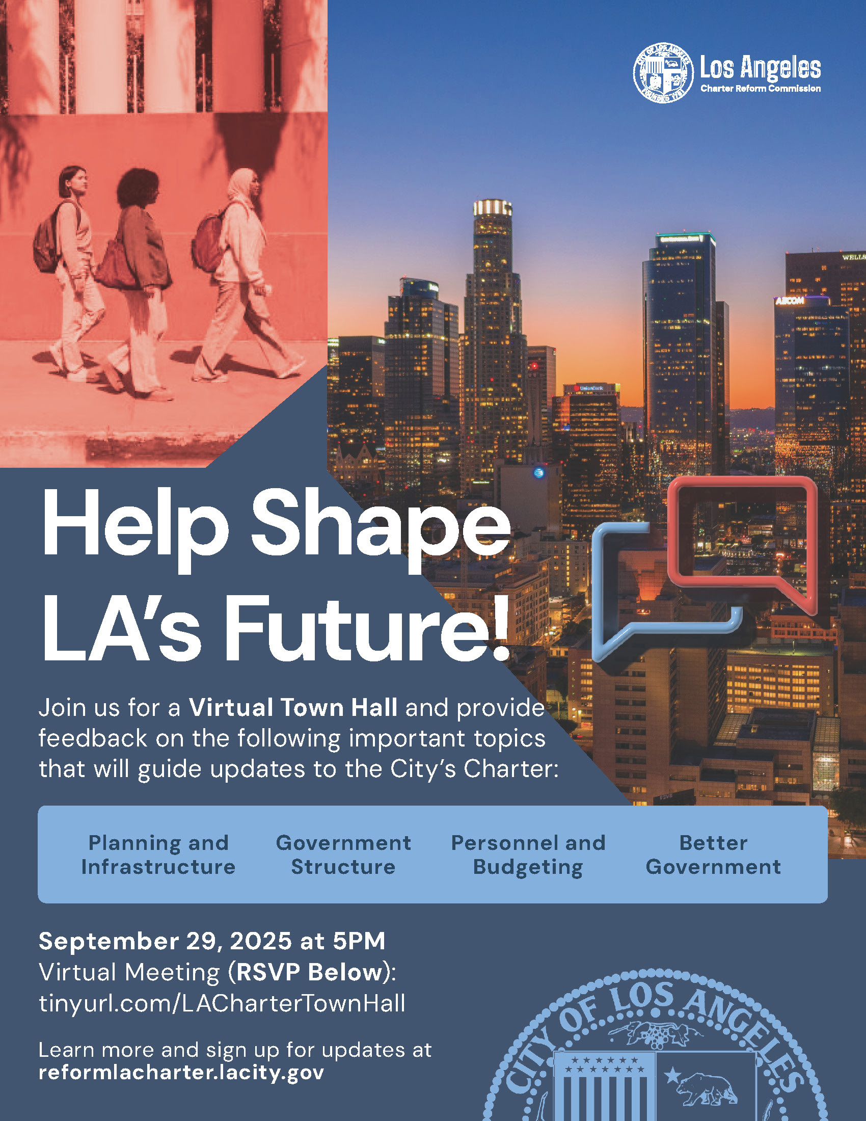 Virtual Town Hall to update City Charter