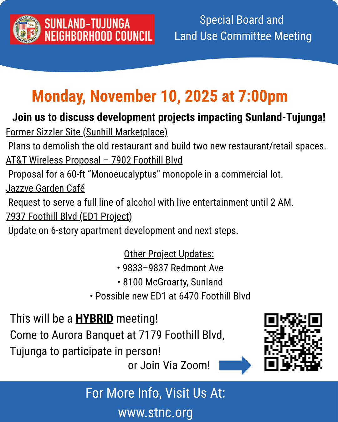 Land Use Committee Monday