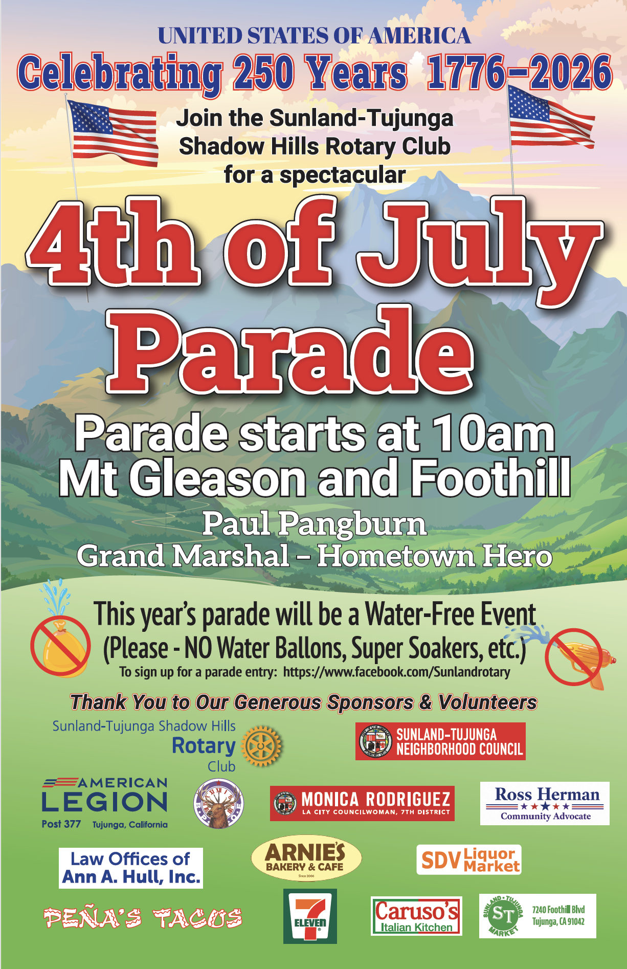 4th of July Parade - Celebrating Our 250 Years